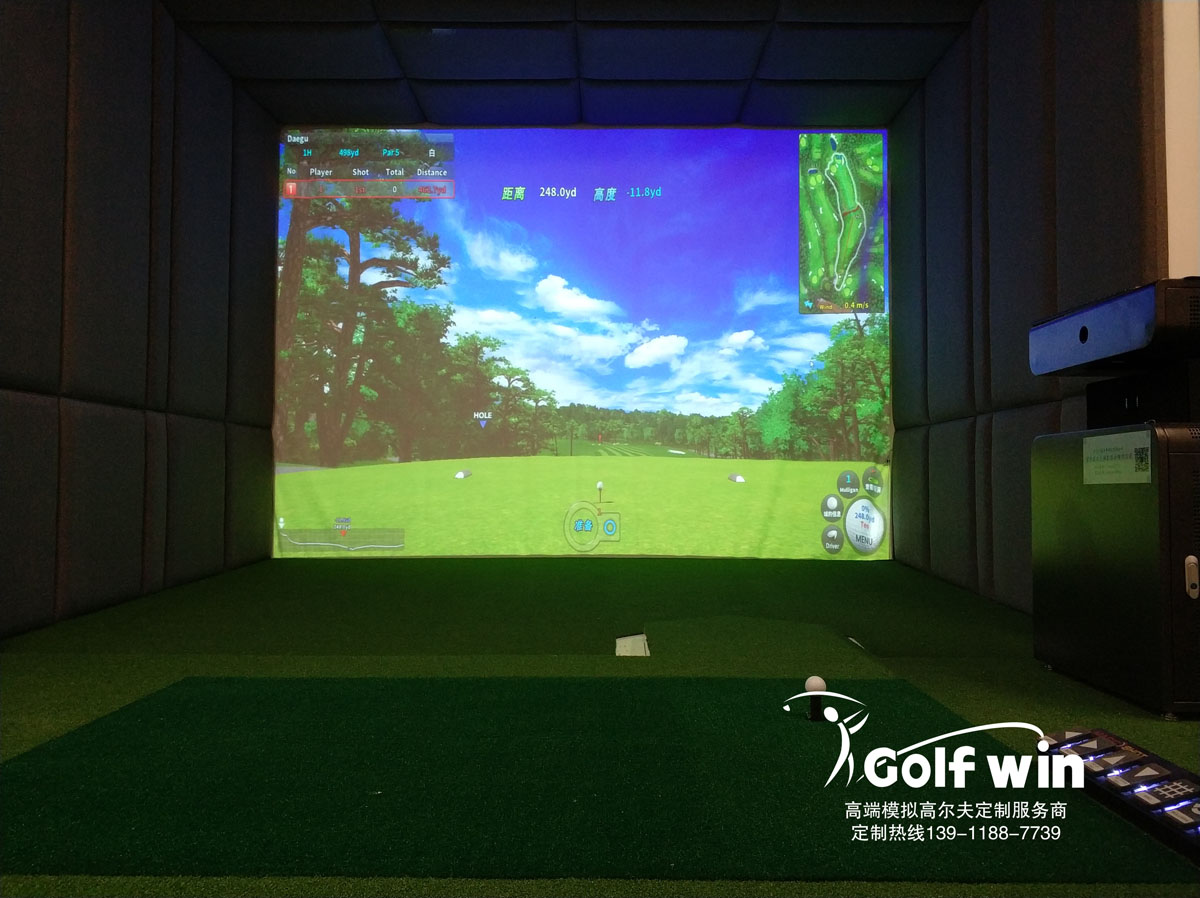 北京順義譽天下某別墅室內(nèi)高爾夫